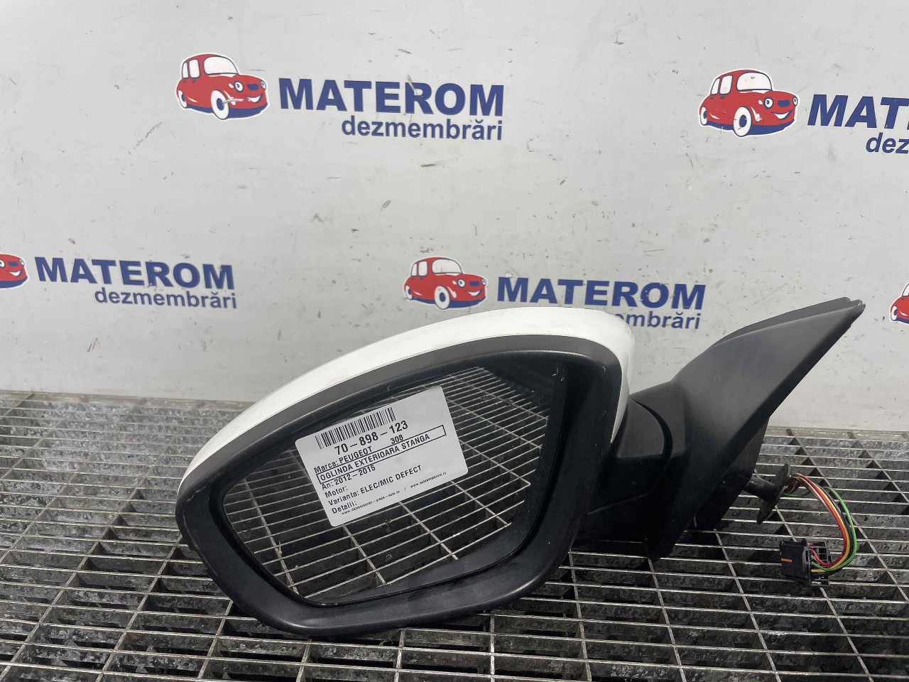 OGLINDA EXTERIOARA STANGA PEUGEOT 308 308 - - (2012 2015)