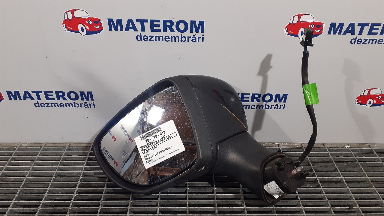 OGLINDA EXTERIOARA STANGA RENAULT CLIO CLIO - - (2012 2016)