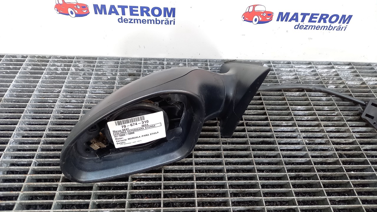 OGLINDA EXTERIOARA STANGA SEAT IBIZA - - (2002 2009)