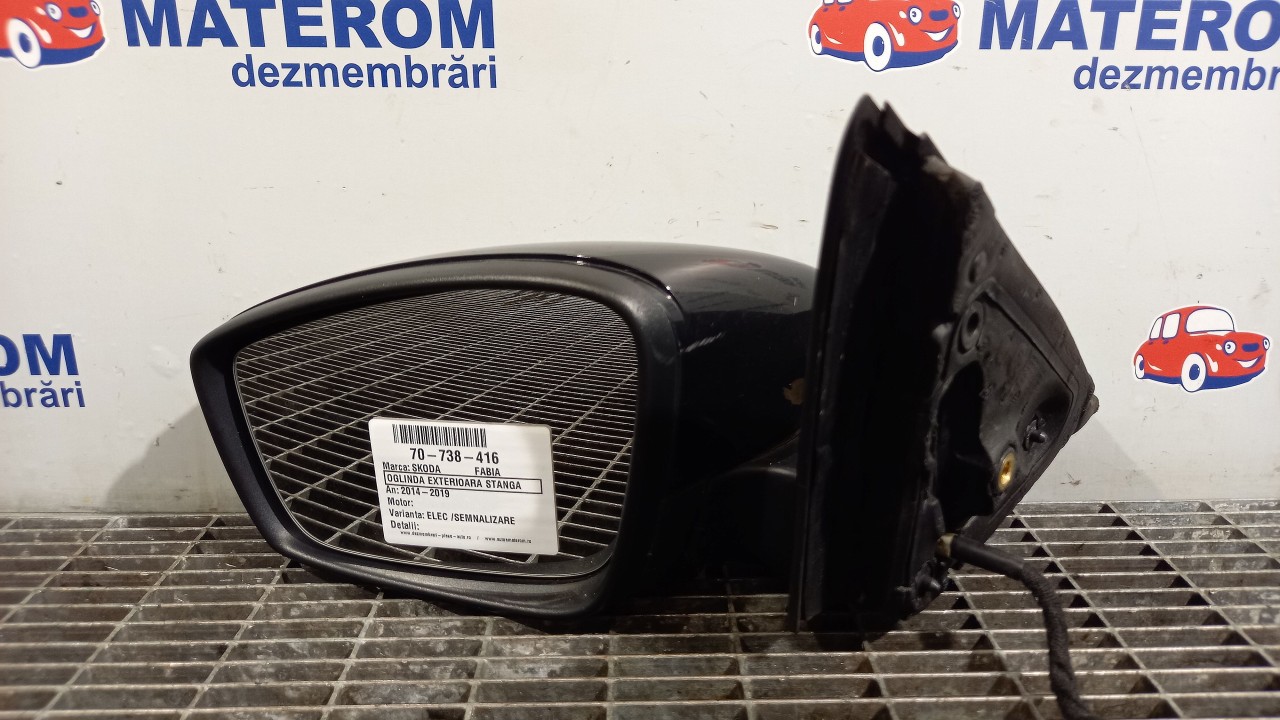OGLINDA EXTERIOARA STANGA SKODA FABIA - - (2014 2019)