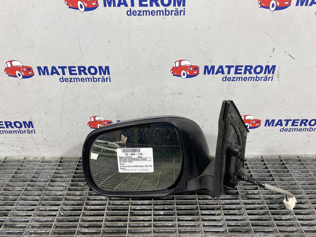OGLINDA EXTERIOARA STANGA TOYOTA RAV4 - - (2010 2012)