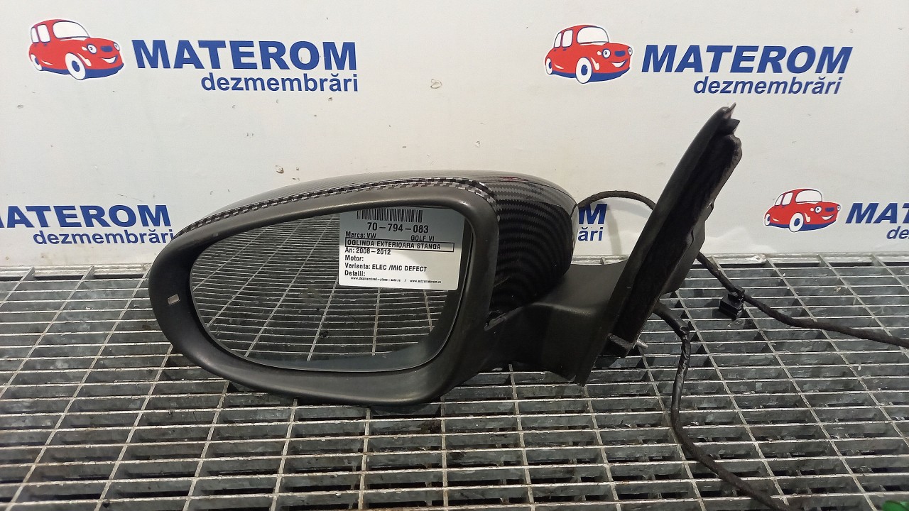 OGLINDA EXTERIOARA STANGA VW GOLF VI GOLF VI - - (2008 2012)