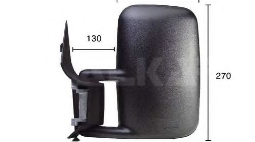 Oglinda exterioara VW LT II platou / sasiu (2DC, 2DF, 2DG, 2DL, 2DM) (1996 - 2006) ALKAR 9201910 - produs NOU