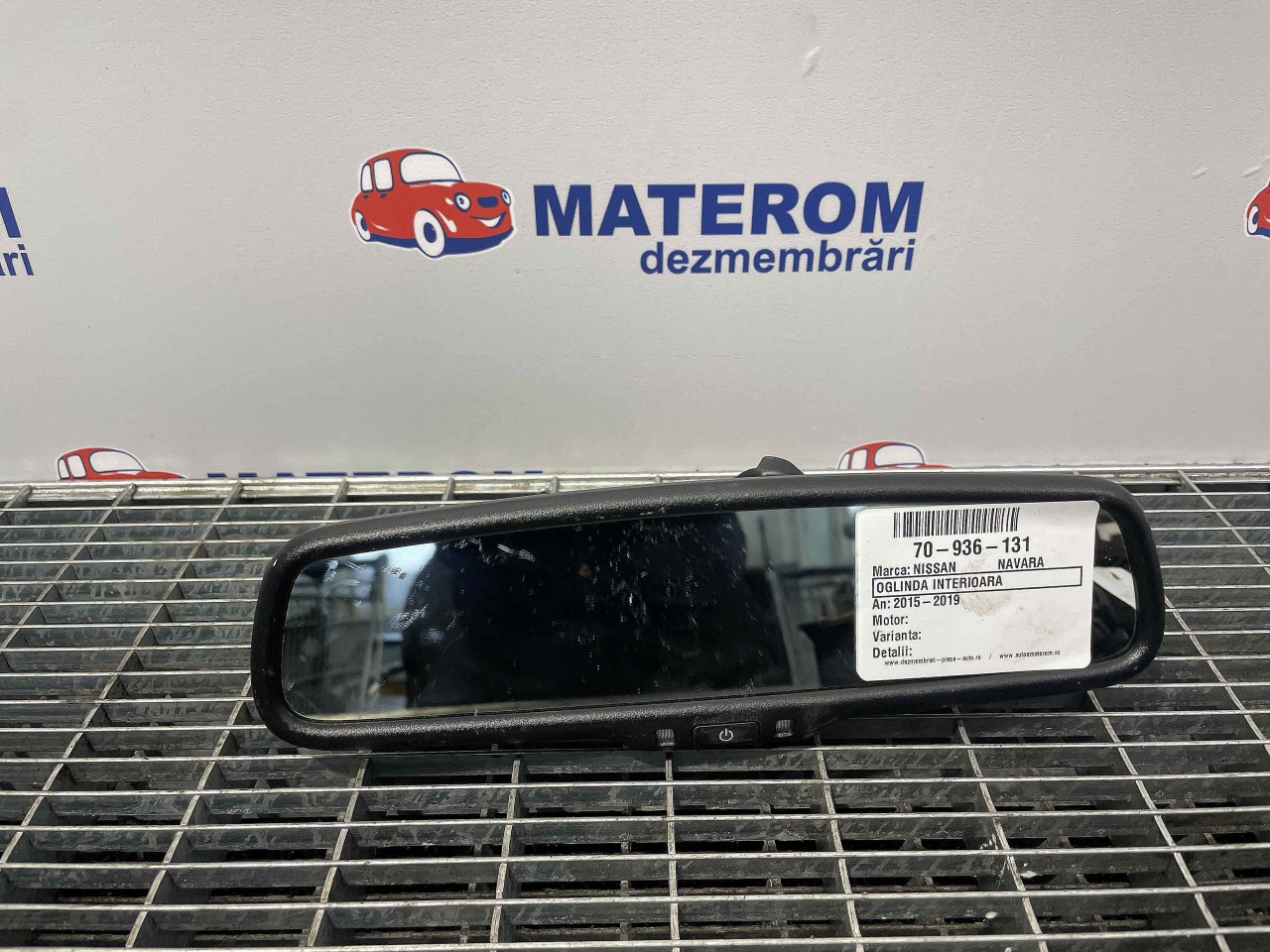 OGLINDA INTERIOARA NISSAN NAVARA - - (2015 2019)