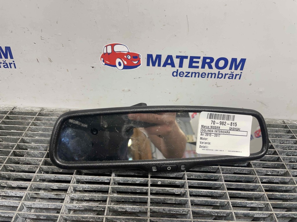 OGLINDA INTERIOARA NISSAN QASHQAI - - (2013 2017)