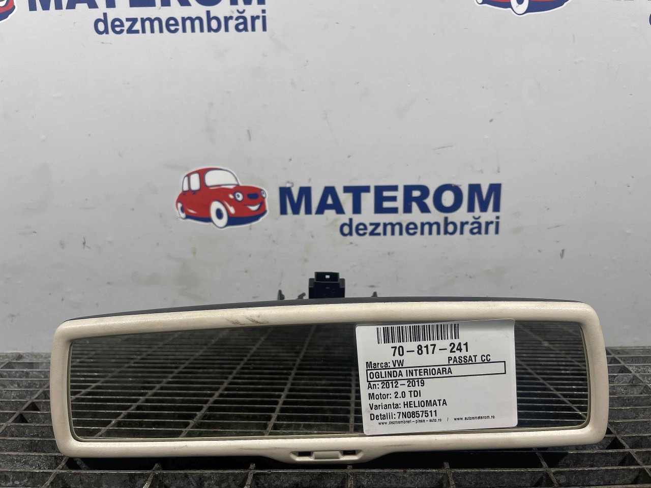 OGLINDA INTERIOARA VW PASSAT CC PASSAT CC 2.0 TDI - (2012 2019)