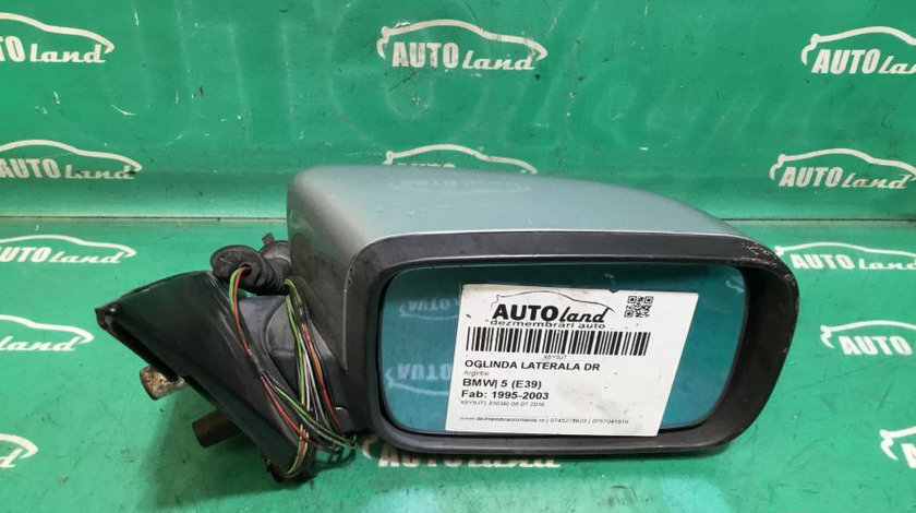 Oglinda Laterala Dreapta Argintie BMW 5 E39 1995-2003