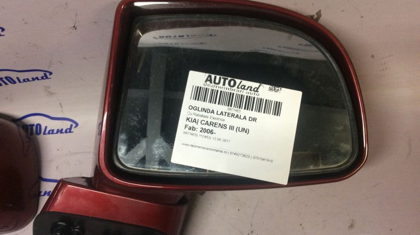 Oglinda Laterala Dreapta Cu Rabatare Electrica Kia CARENS III UN 2006