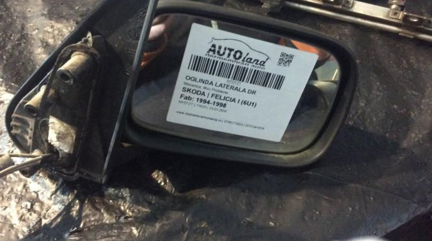 Oglinda Laterala Dreapta Mecanica, Mici Probleme Skoda FELICIA I 6U1 1994-1998