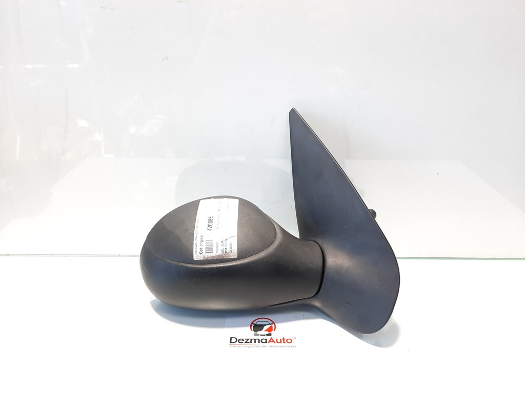 Oglinda manuala dreapta fata, Peugeot 206 [Fabr 1998-2009] (id:420086)