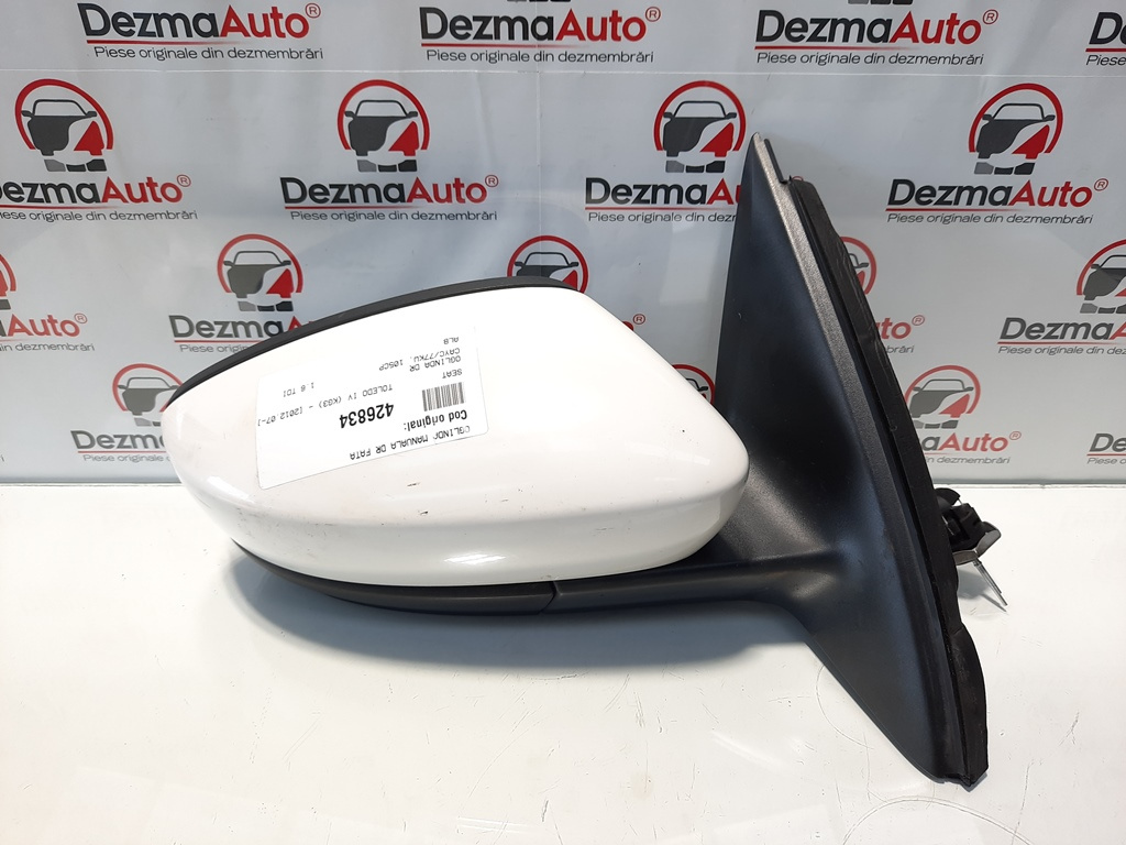 Oglinda manuala dreapta fata, Seat Toledo 4 (KG3) [Fabr 2012-2018] (id:426834)