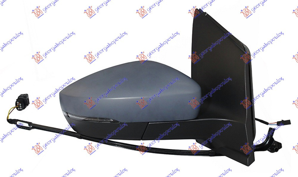Oglinda Mecanica Pregatita Pentru Vopsit 2 Pin - Vw Up 2016 , 1s1857508ak