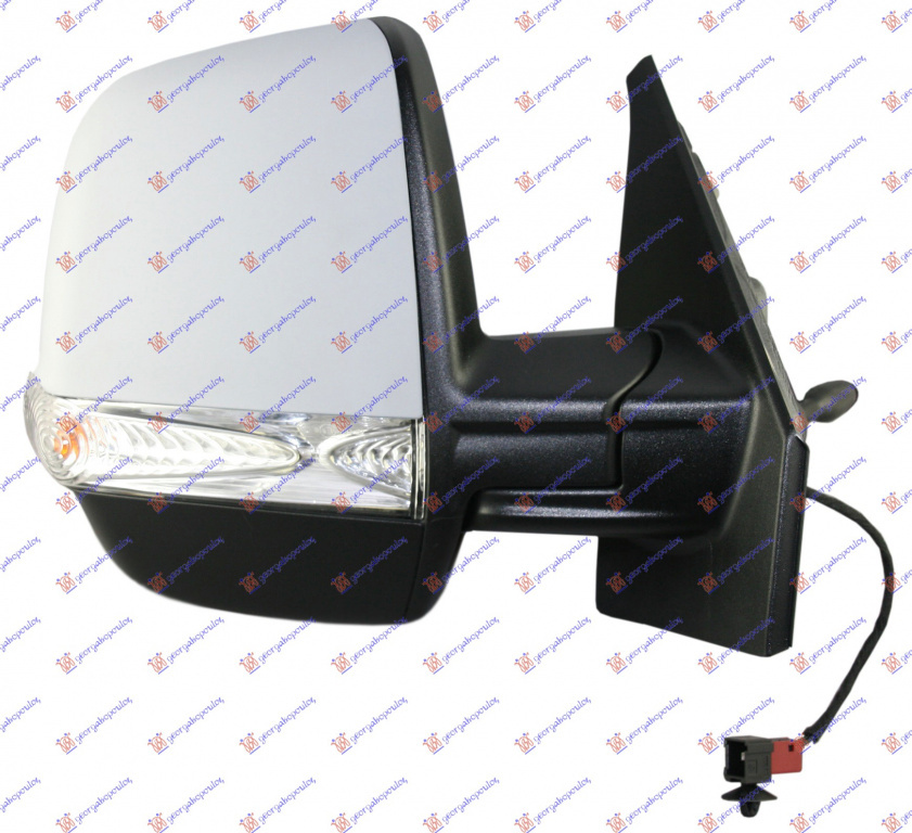 Oglinda Mecanica Pregatita Pentru Vopsit - Fiat Doblo 2009 , 735497871