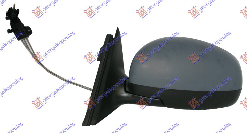 Oglinda Mecanica Pregatita Pentru Vopsit - Skoda Fabia 2007 , 5j0857508d