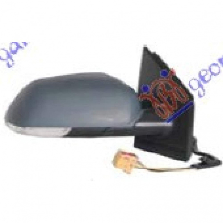 Oglinda Mecanica Pregatita Pentru Vopsit - Vw Cross Polo 2005 , 6q1857507n