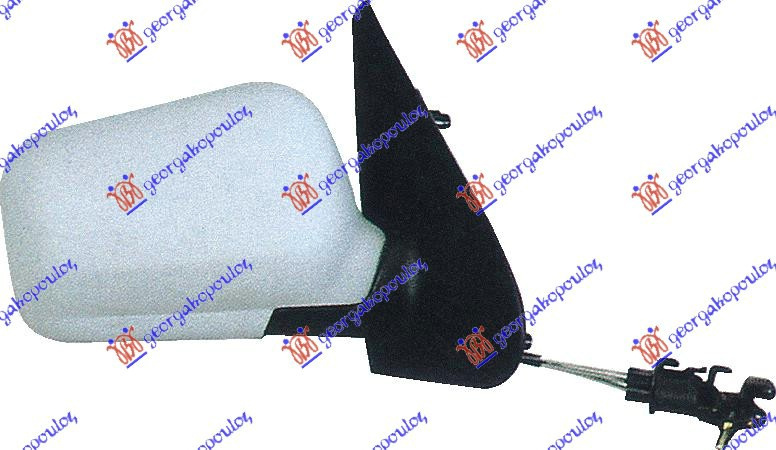 Oglinda Mecanica Pregatita Pentru Vopsit - Vw Polo 1994 , 6n1857508gru