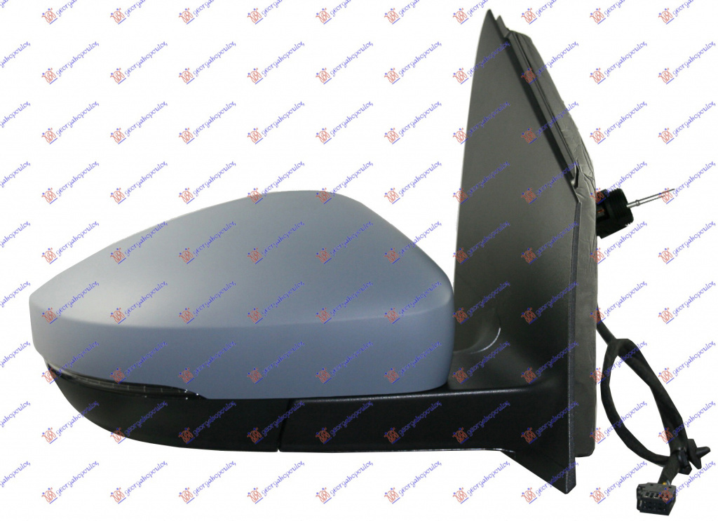 Oglinda Mecanica Pregatita Pentru Vopsit - Vw Polo 2009 , 6r1857508j