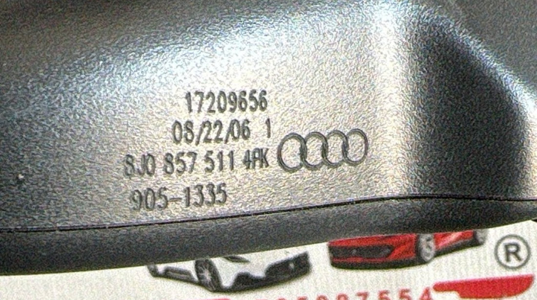 Oglinda retrovizoare interior cu senzori Audi A3 Cabriolet 2008-2013 cod: 8J0857511