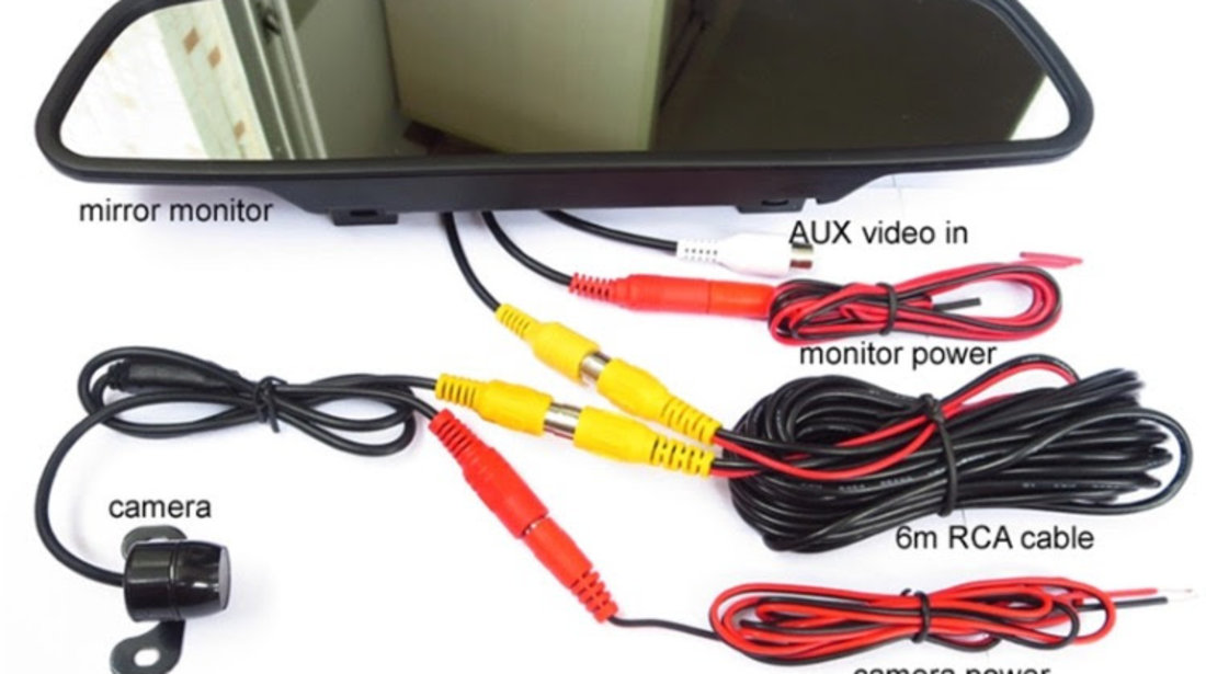 Oglinda Retrovizoare Monitor Tft Lcd 5’’ + Camera Video Marsarier
