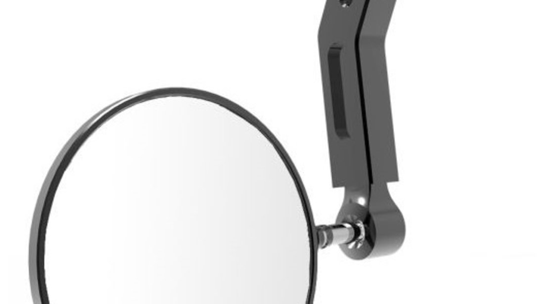 Oglinda Retrovizoare Moto Dreapta Capat Ghidon Oxford Premium Aluminium Mirror Single RHS OX710
