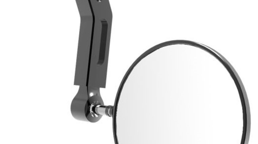 Oglinda Retrovizoare Moto Stanga Capat Ghidon Oxford Premium Aluminium Mirror Single LHS OX711