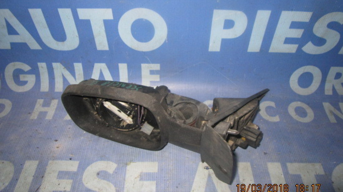 Oglinda retrovizoare Renault Scenic ; E90111261127 (fara sticla si capac, electrica)