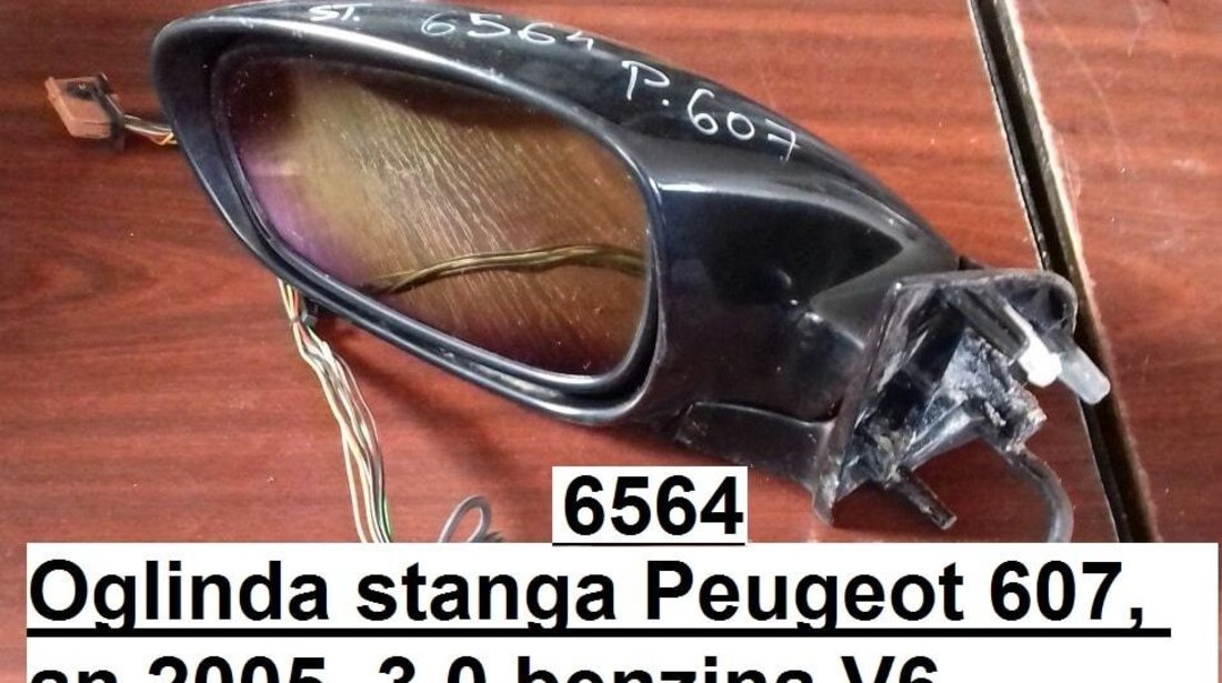 Oglinda retrovizoare stanga Peugeot 607