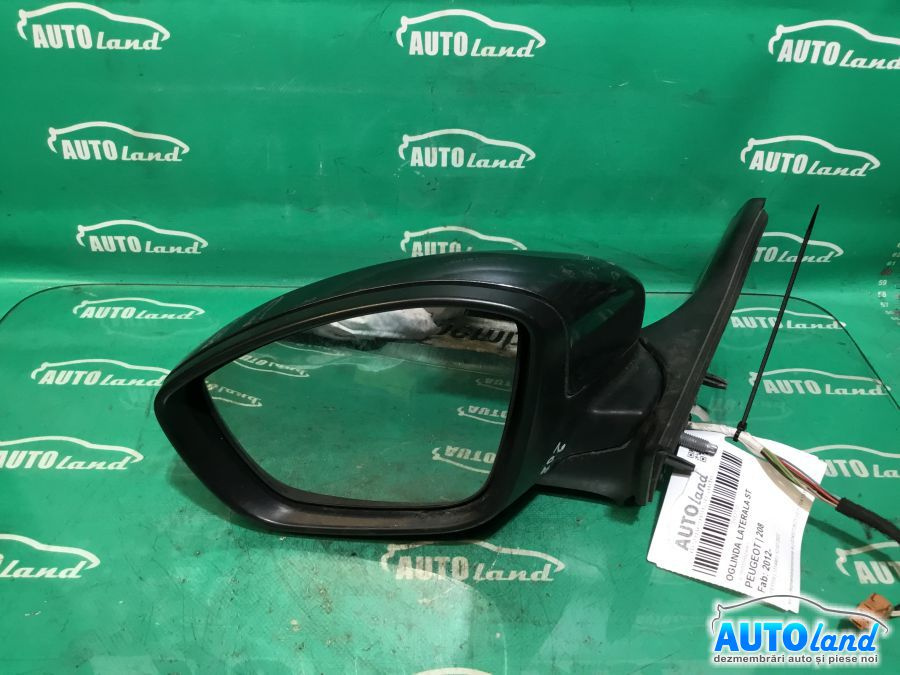Oglinda Stanga 232673077 Cu Semnalizare 2 Mufe 4/5 Fire Peugeot 208 2012