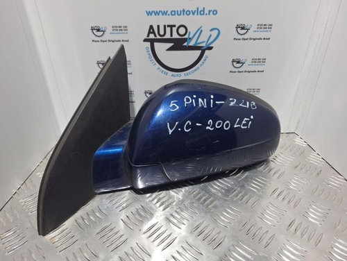 Oglinda stanga 5 pini Opel Vectra C 2002-2005