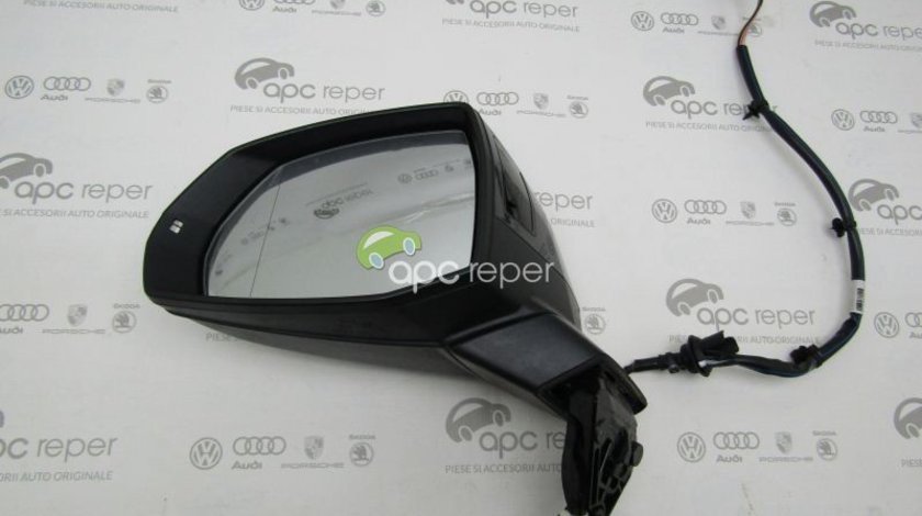 Oglinda stanga - Audi Q7 4M - cu Side Assist