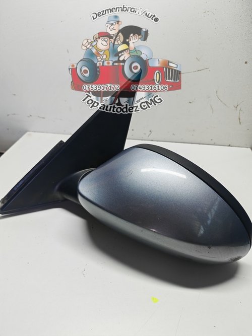 Oglinda stanga Bmw Seria 1 E87 Quarz blau metalic 18/7 electrica cu incalzire