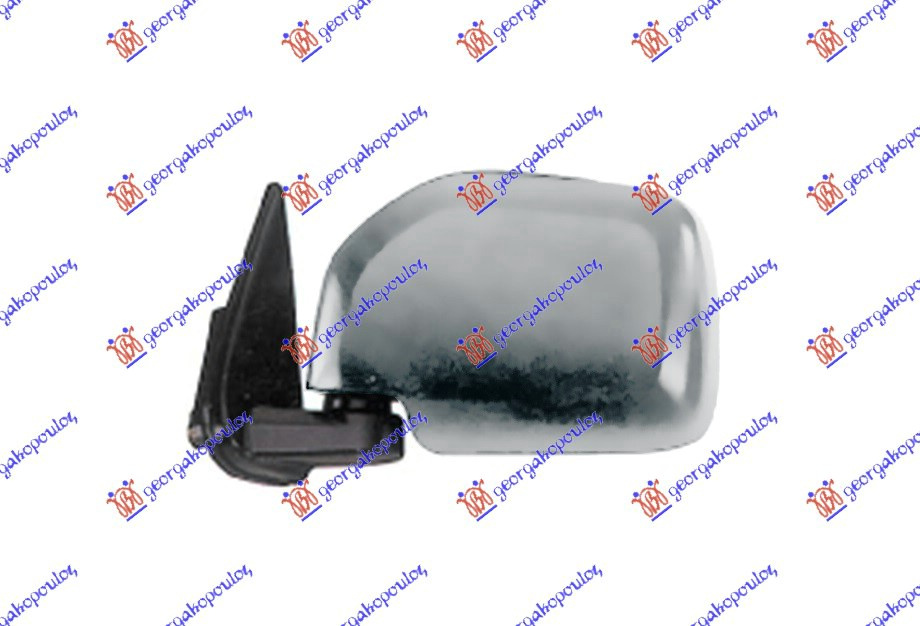 Oglinda Stanga Completa Electrica Cromata Toyota HiLux 2001-2002-2003-2004-2005
