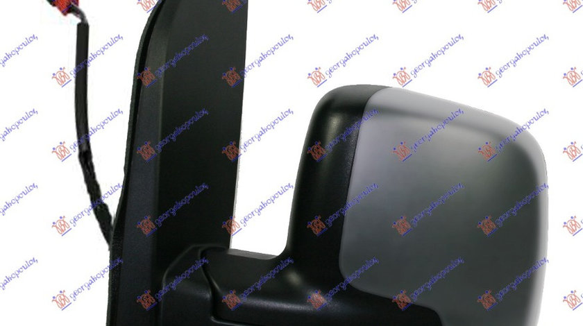 Oglinda Stanga Completa Exterioara Electrica Grunduita Incalzita Fiat Fiorino/Qubo 2016-2017-2018-2019-2020-20