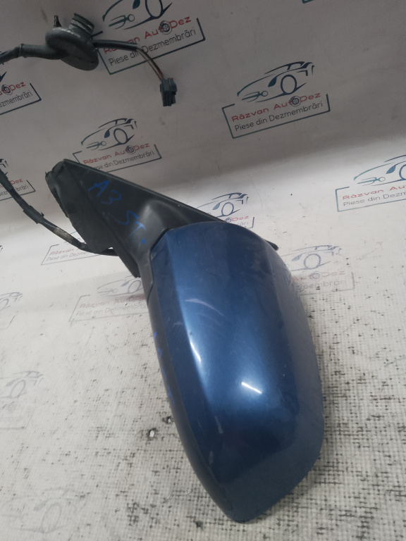 Oglinda stanga cu rabatare manuala si reglaj electric Audi A3 2008, 5 PINI