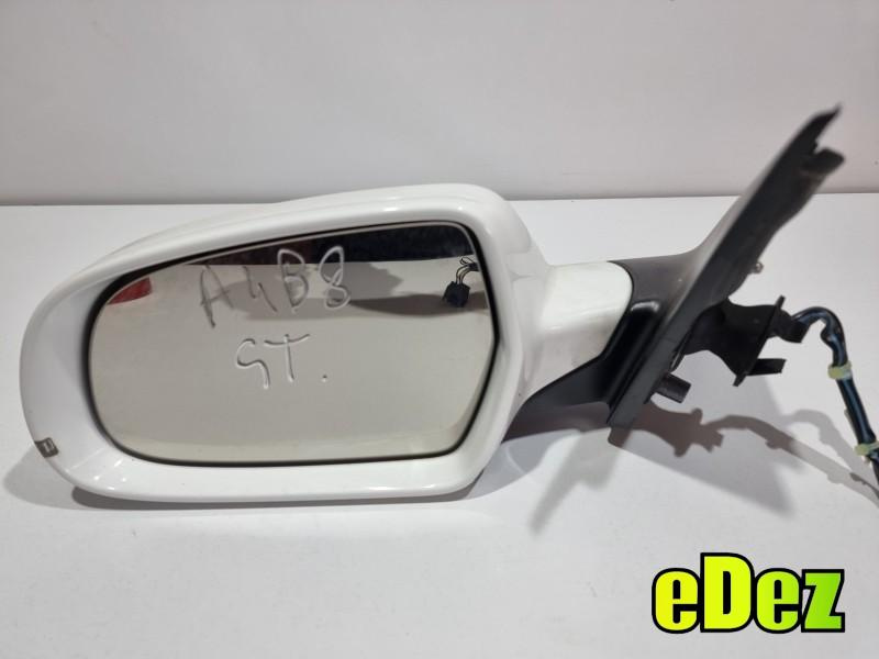 Oglinda stanga culoare alba - ly9c Audi A4 (2007-2011) [8K2, B8] 8K2857409AF