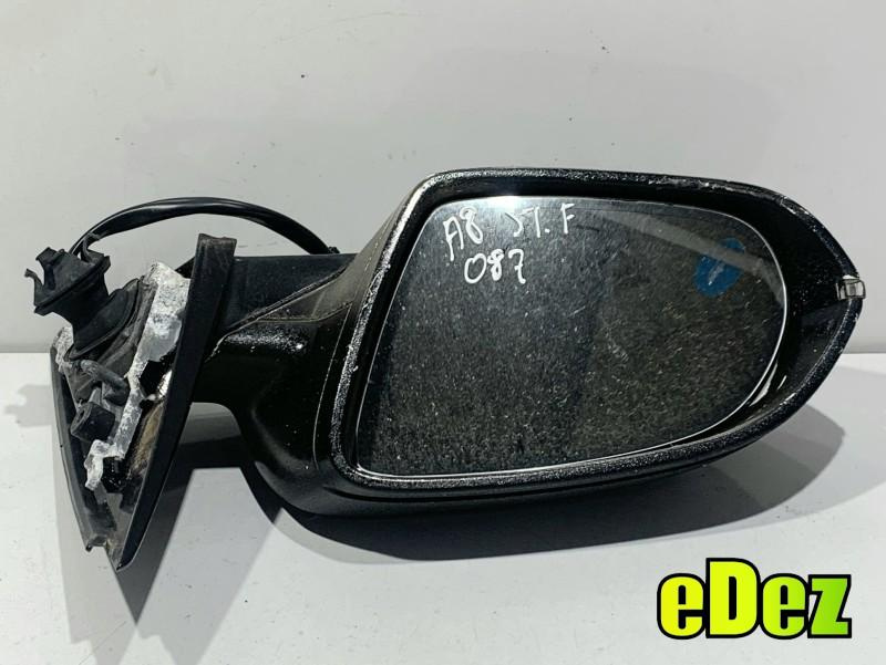 Oglinda stanga culoare alba - ly9c Audi A8 (2009-2017) [4H] D4 4H2857409H