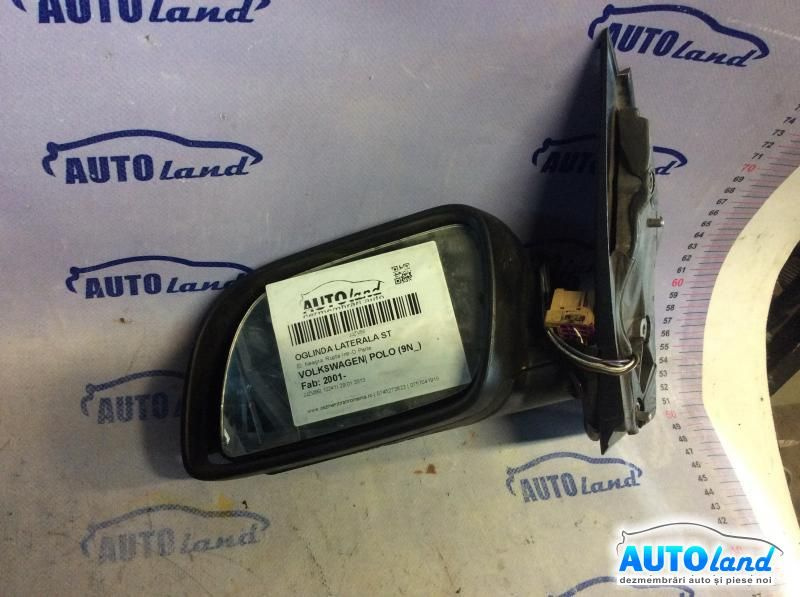 Oglinda Stanga El, Neagra, Rupta Intr-o Parte Volkswagen POLO 9N 2001