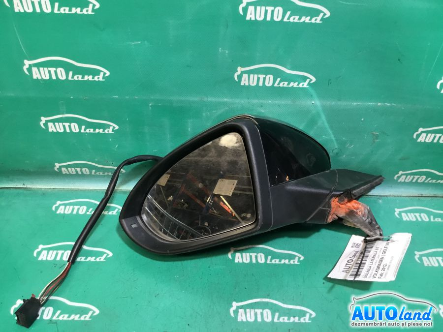 Oglinda Stanga Electrica 6 Pini La Mufa Capac Cromat Volkswagen GOLF VII 2012
