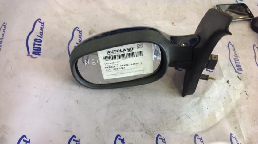 Oglinda Stanga Electrica Albastra,un Suport Rupt Renault SCENIC I JA0/1 1999-2003