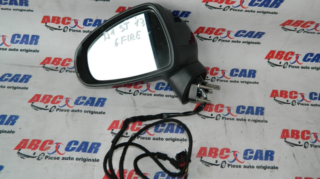 Oglinda stanga electrica cu 6 fire Audi A1 model 2013