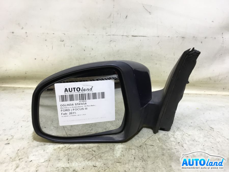 Oglinda Stanga Electrica cu Semnalizare, 10 Pini Mufa Ford FOCUS III 2011