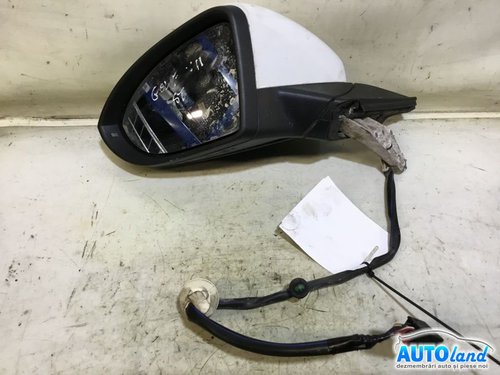 Oglinda Stanga Electrica cu Semnalizare, 6 Fire Mufa Volkswagen Golf VII Variant 2012-2017