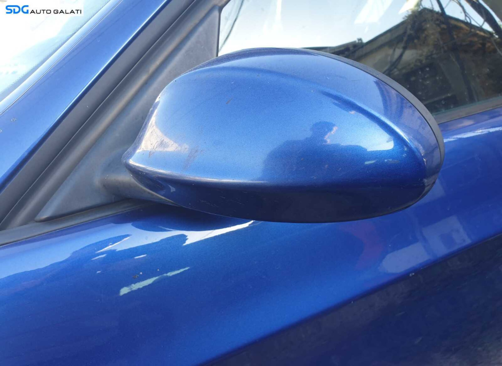 Oglinda Stanga Electrica Fara Pliere Rabatare BMW Seria 3 E90 E91 2004 - 2007 Culoare Montegoblau Metallic Toledoblau A51/5 [C0906]