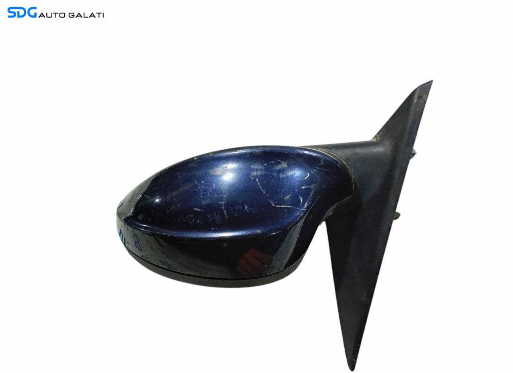 Oglinda Stanga Electrica Fara Pliere Rabatare BMW Seria 3 E90 E91 2004 - 2008 Culoarea Albastru Inchis Cod 7075626 7906930 [LR0805]