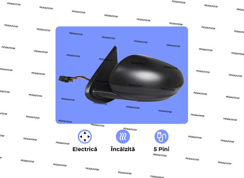 Oglinda stanga electrica incalzita Dacia Duster 2 2018-2024 NOUA 963023958R (5 PINI)