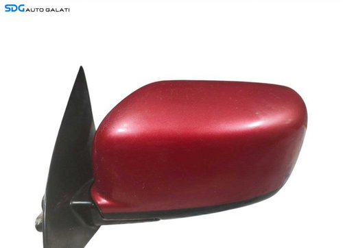 Oglinda Stanga Electrica Mitsubishi Outlander 2003 - 2008 Culoare Rosu [LR1399]