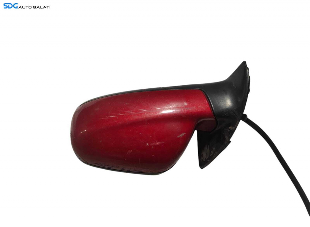 Oglinda Stanga Electrica Peugeot 307 2002 - 2008 Culoarea Rosu Cod 024145 [Lr0718]