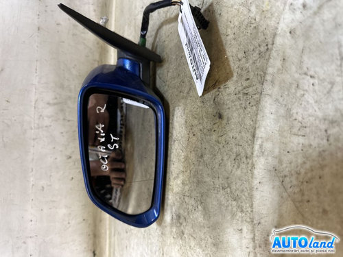Oglinda Stanga Electrica Semnalizare Fisurata Skoda Octavia II Combi facelift 2009 2009-2013