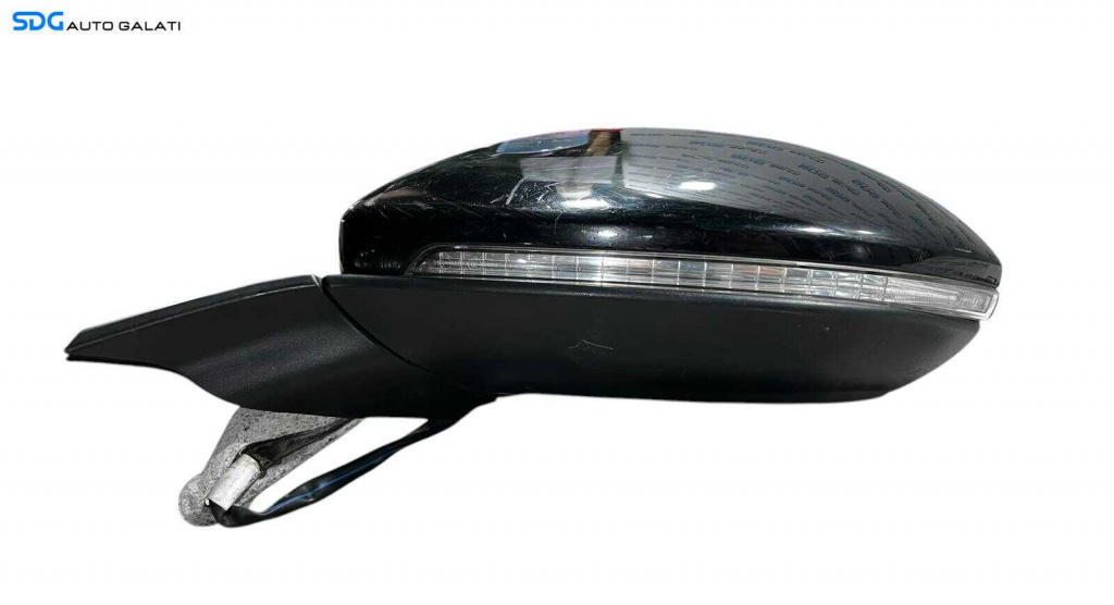 Oglinda Stanga Electrica Volkswagen Golf 7 2013 - 2017 Culoare Negru Lucios [L5693]