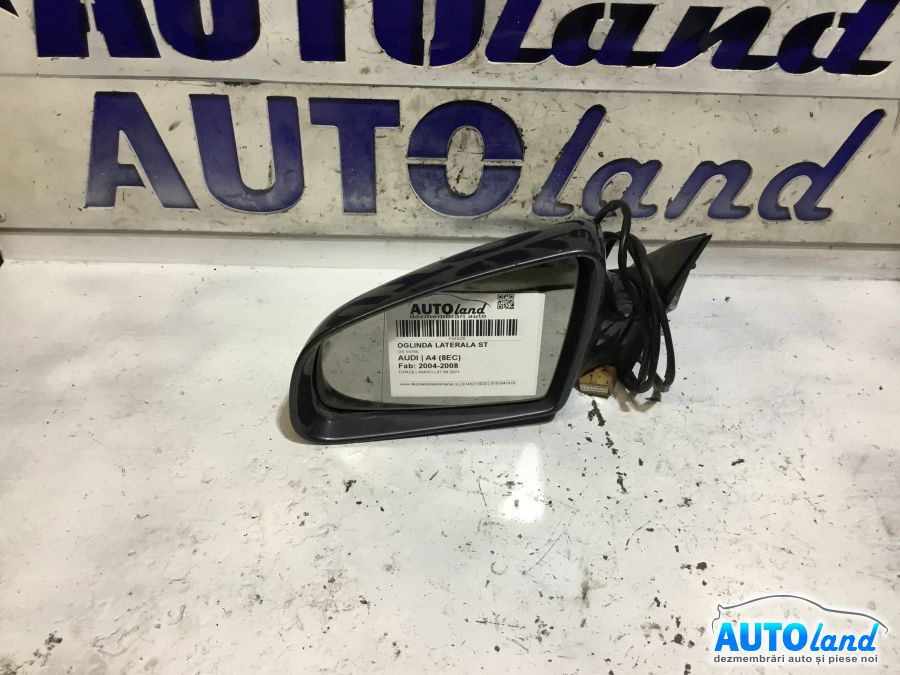 Oglinda Stanga Gri Inchis Audi A4 8EC 2004-2008